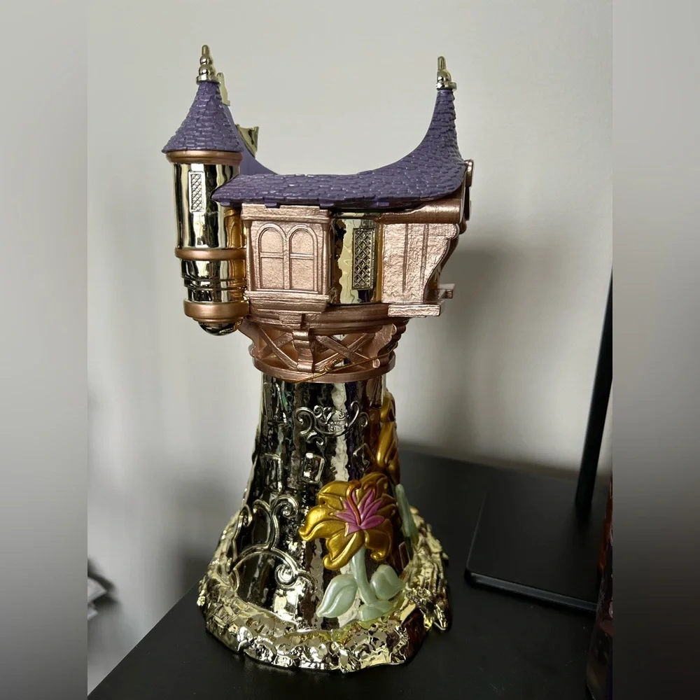New Bath and Body Works Disney Rapunzel 3 Wick Candle Holder - Picture 3 of 4